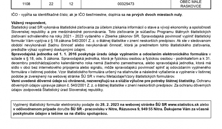 1. fotografia fotogalérie Úradná tabuľa / Ročný výkaz o komunálnom odpade za rok 2022 - foto